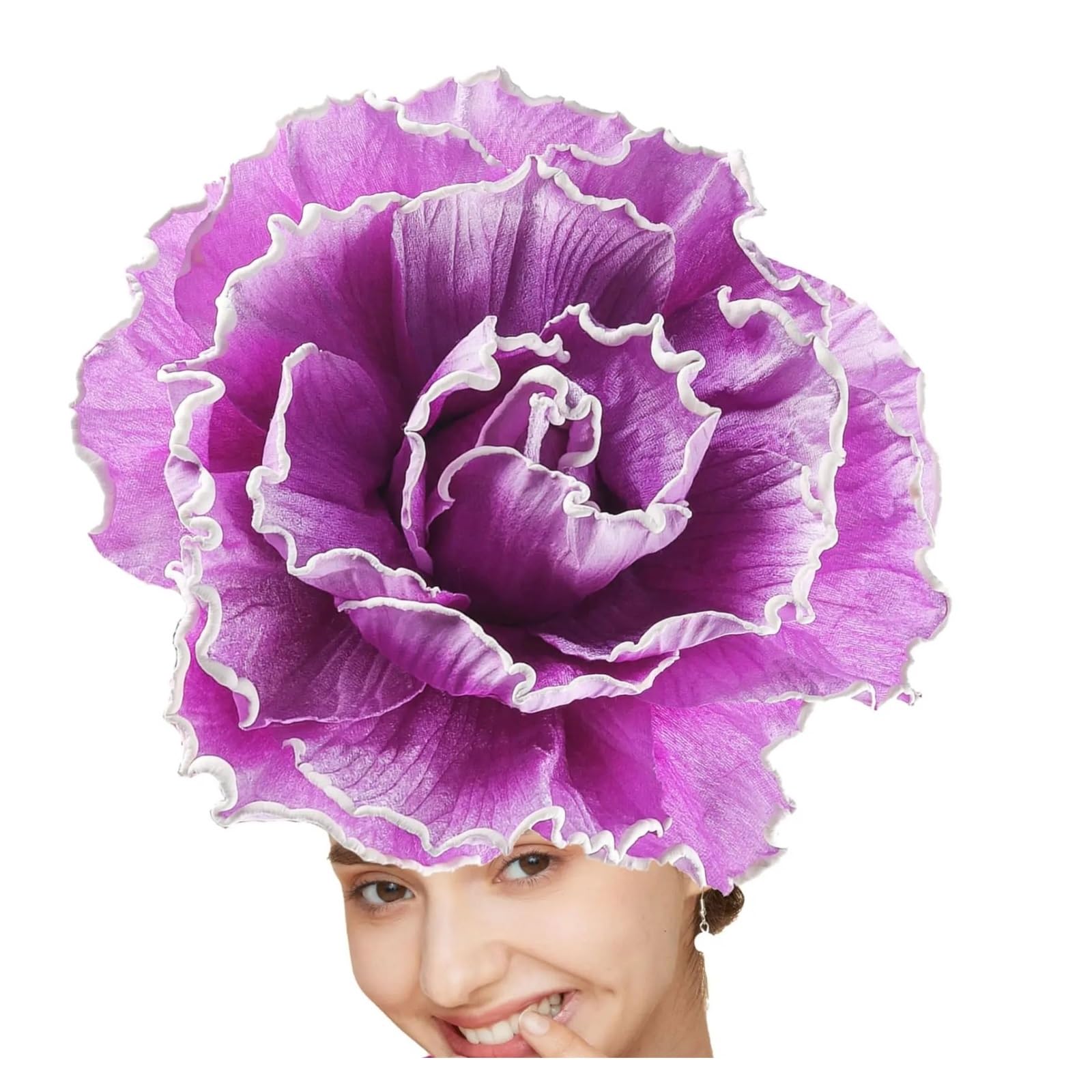Fascinator-Hüte Rosenblumen Fascinator Hut Cocktail Hochzeit Braut Make-up Abschlussball Fotoshooting Teeparty Zubehör(Black)