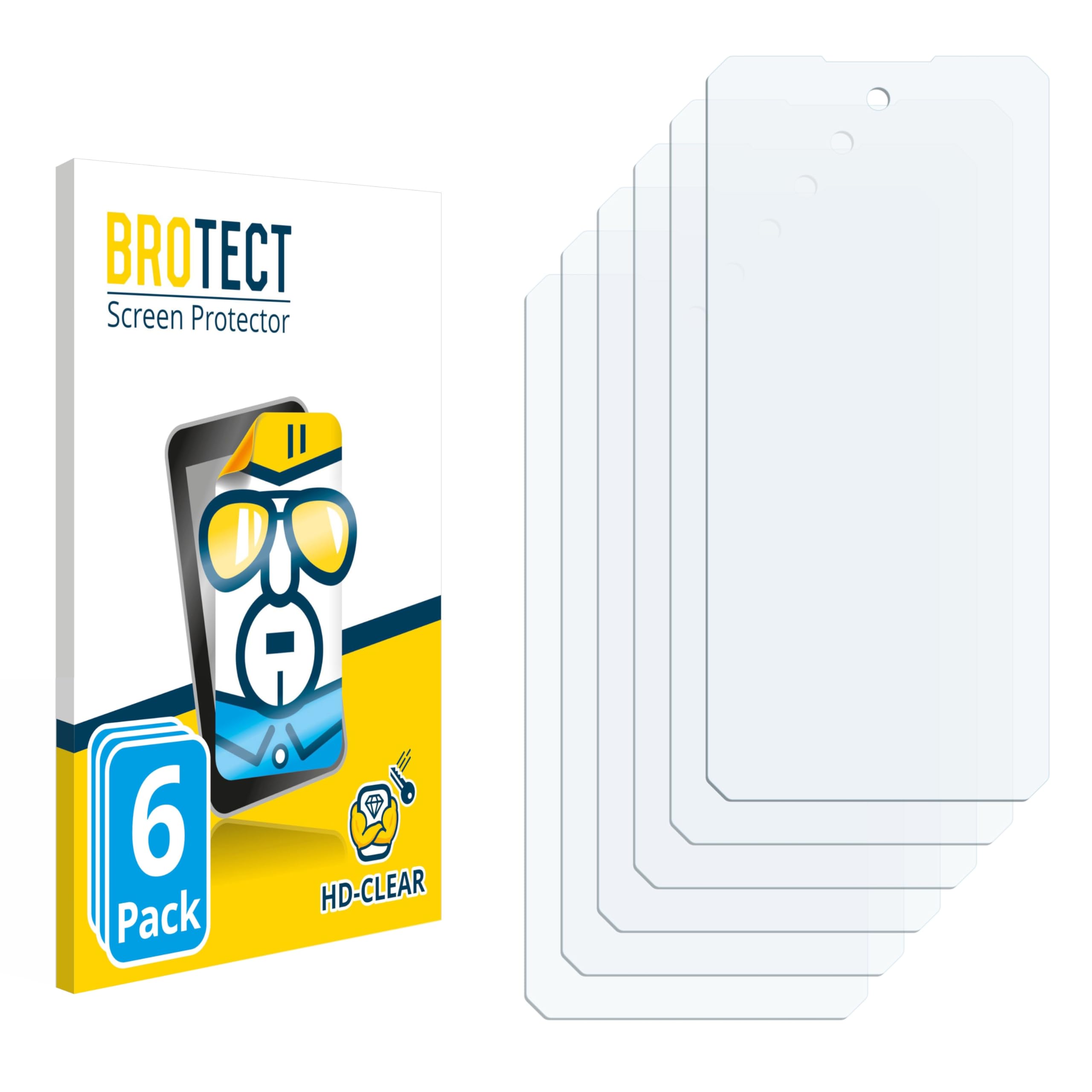 brotect Screen Protector Compatible with iiiF150 B3 (6 Pack) - HD-Clear Protection Film
