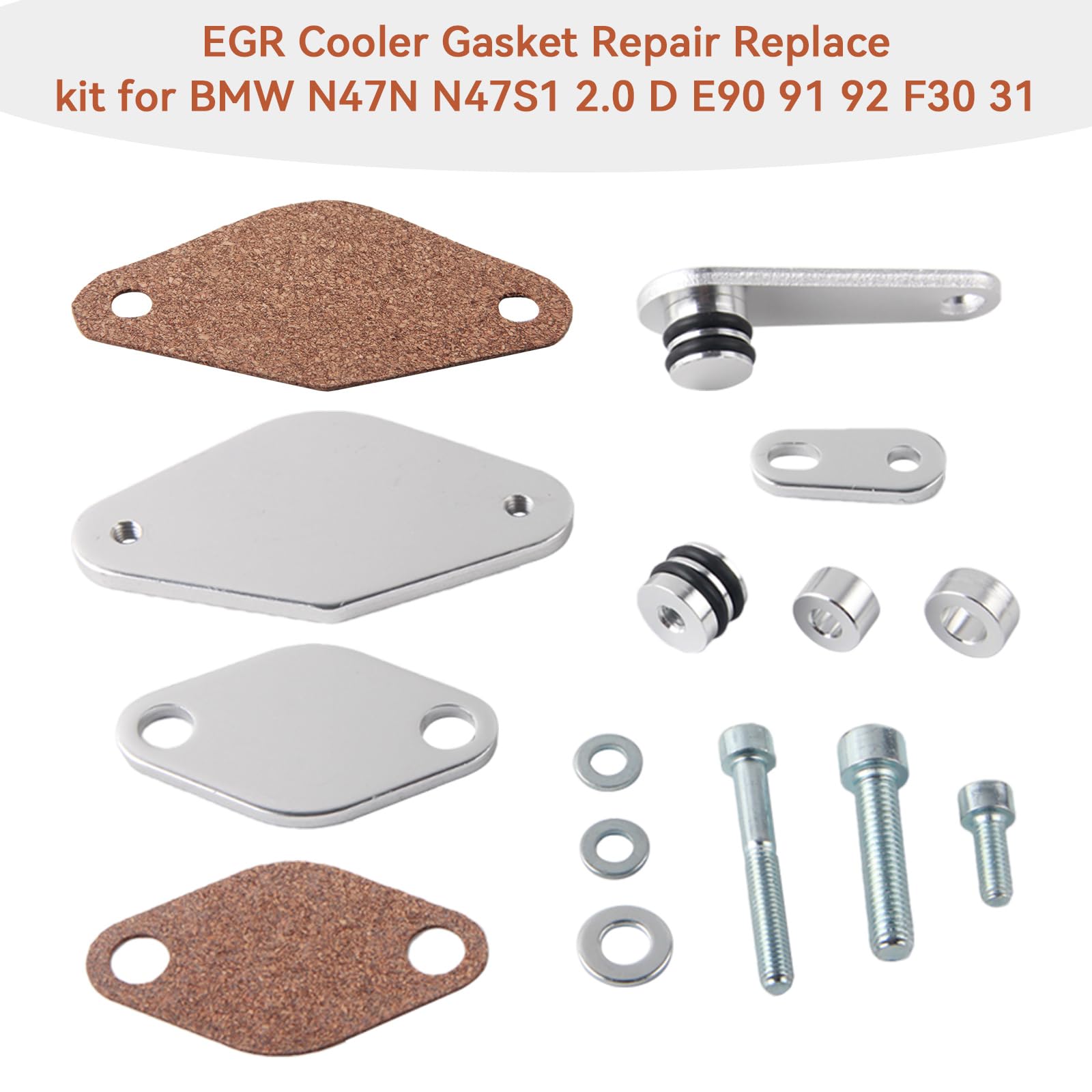 EGR Cooler Gasket Repair Replace kit for BMW N47N N47S1 2.0 D E90 91 92 F30 31