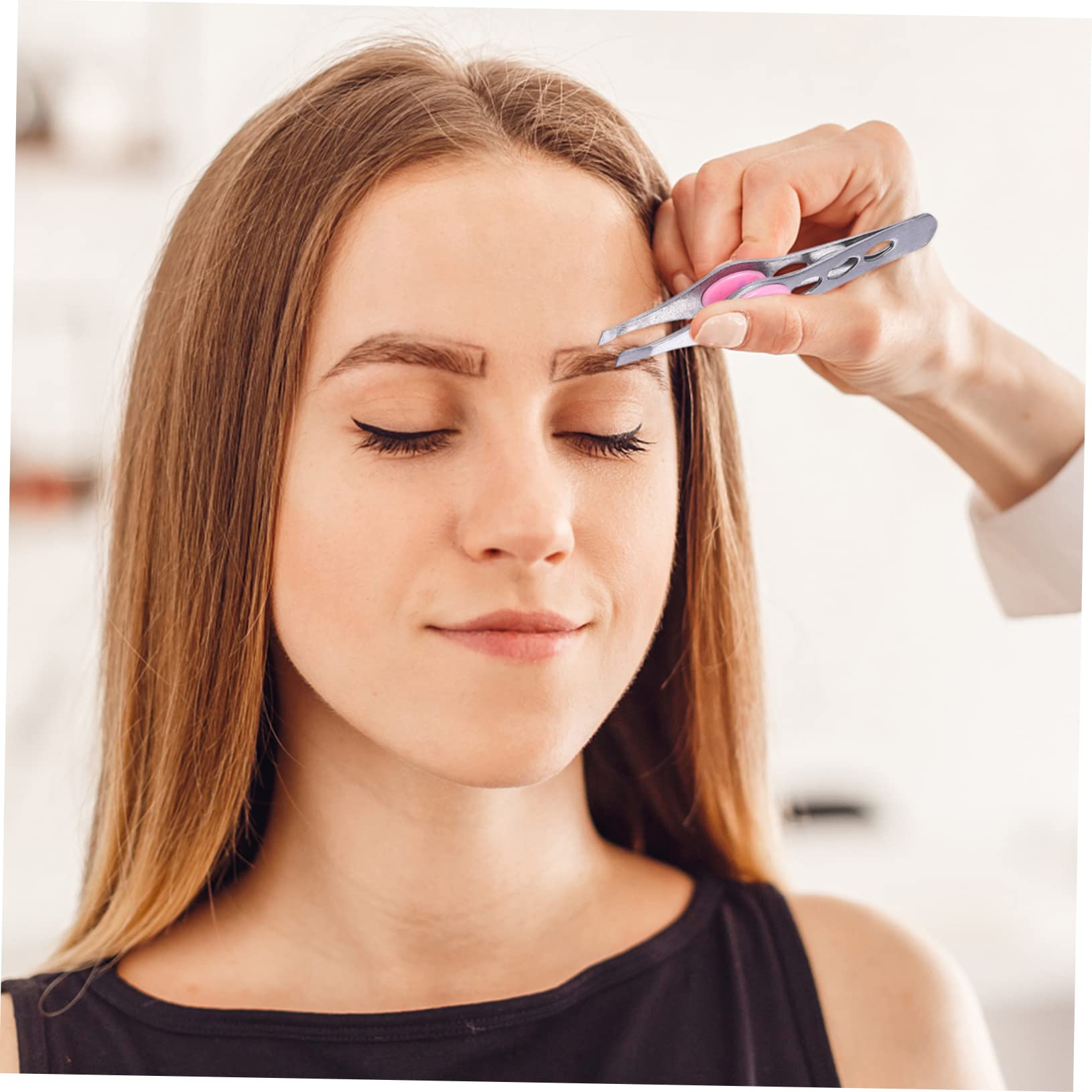 3 Set Eleganti Di Strumenti Per La Bellezza Delle Sopracciglia Pinzette Di Precisione Per Sopracciglia Per Uso Domestico 4 Pezzi * 3
