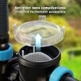 Gre Filtre à Sable monoblock piscines Hors Sol 6 m³/h vanne 6 Voies - 7