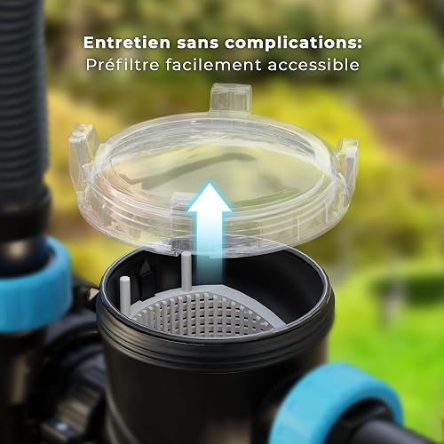 Gre Filtre à Sable monoblock piscines Hors Sol 6 m³/h vanne 6 Voies - 7