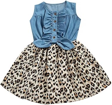 baby leopard print dress