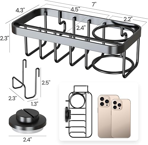Miniatura 4 de TAILI Escurridor de platos para encimera de cocina con escurridor, escurridor grande de 2 niveles y escurridor con soporte para cubiertos