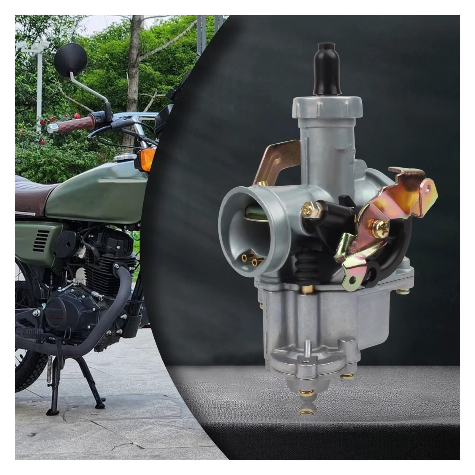 Kompatibel Mit Txm155 Für Atc200x Für Akt150 175–250Cc Pz27 Motorräder Beschleunigerpumpe Vergaser ATV Dirt Bike Motor