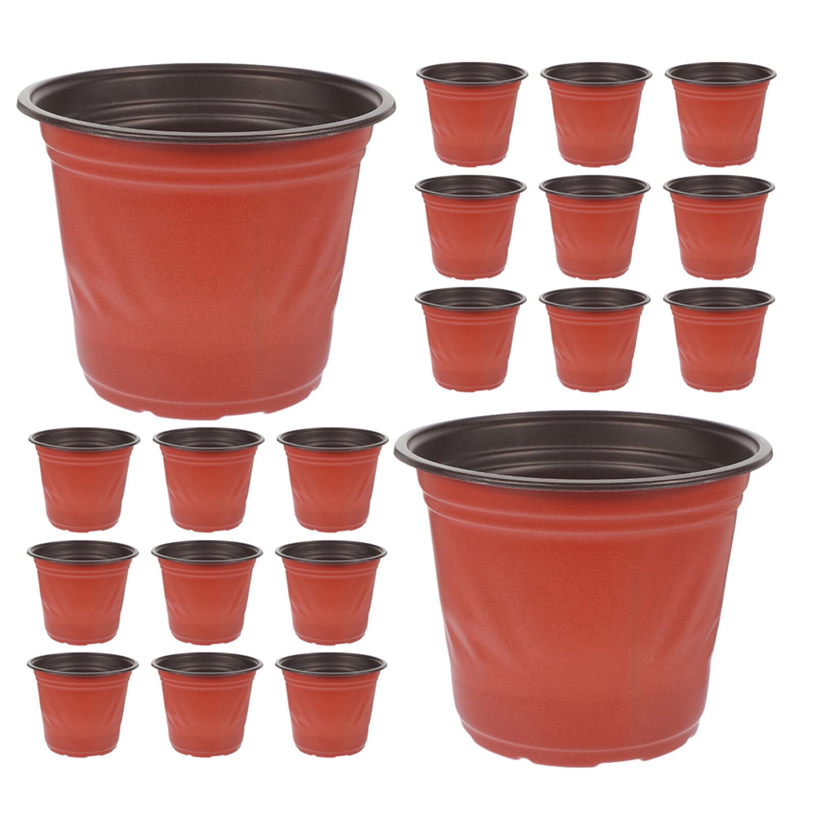Pots de pépinière plastique à drainage Yardwe pour protéger les jeunes plantes