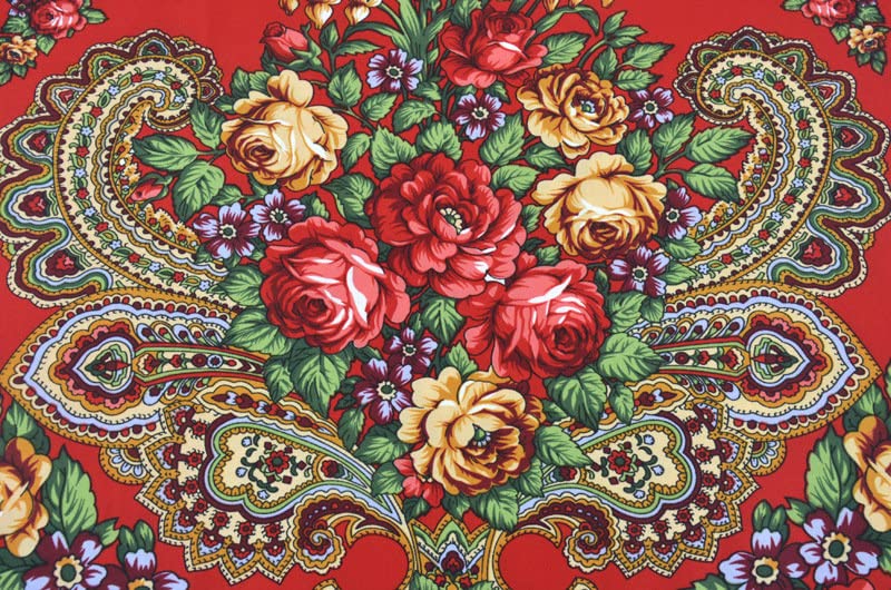 Women's Fashion Shawls Scarves With Tassel,WJa 200 * 70cm, traditional Russian style and Ukrainian style scarves shawls4