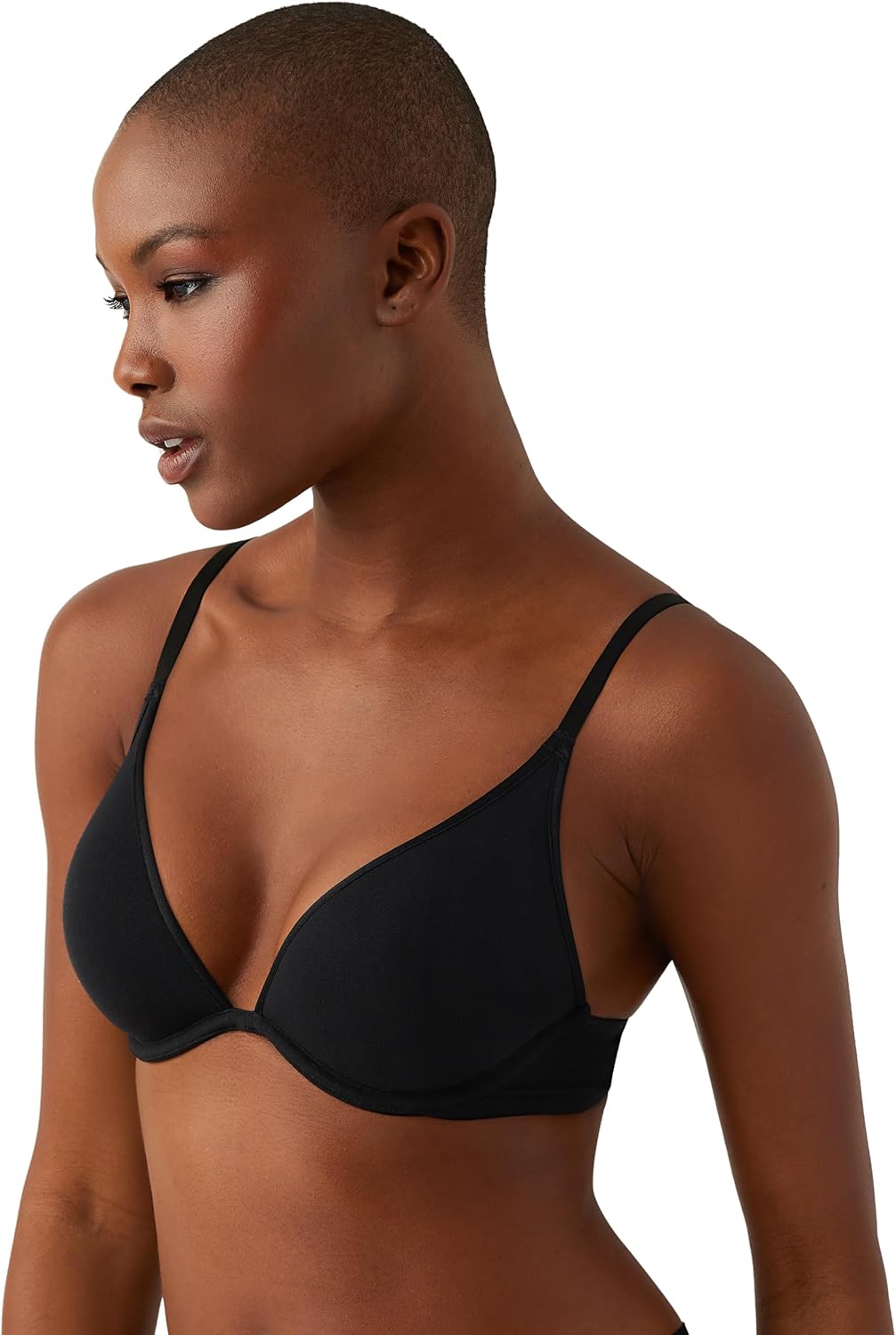 b.tempt'd Womens Cotton to a Tee Plunge Convertible T-Shirt Bra - Image 2