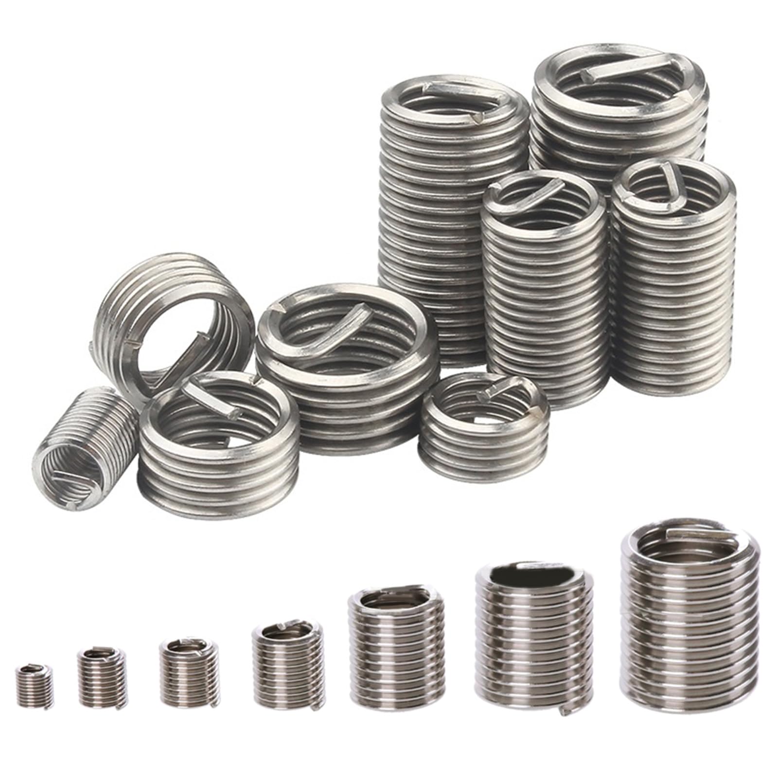 Pffiocix 60 Pcs Steel Wire Inserts Appliance Threading Fixing Tools For Stable Thread Reinforcement Of Wire Inserts For Machine Applications
