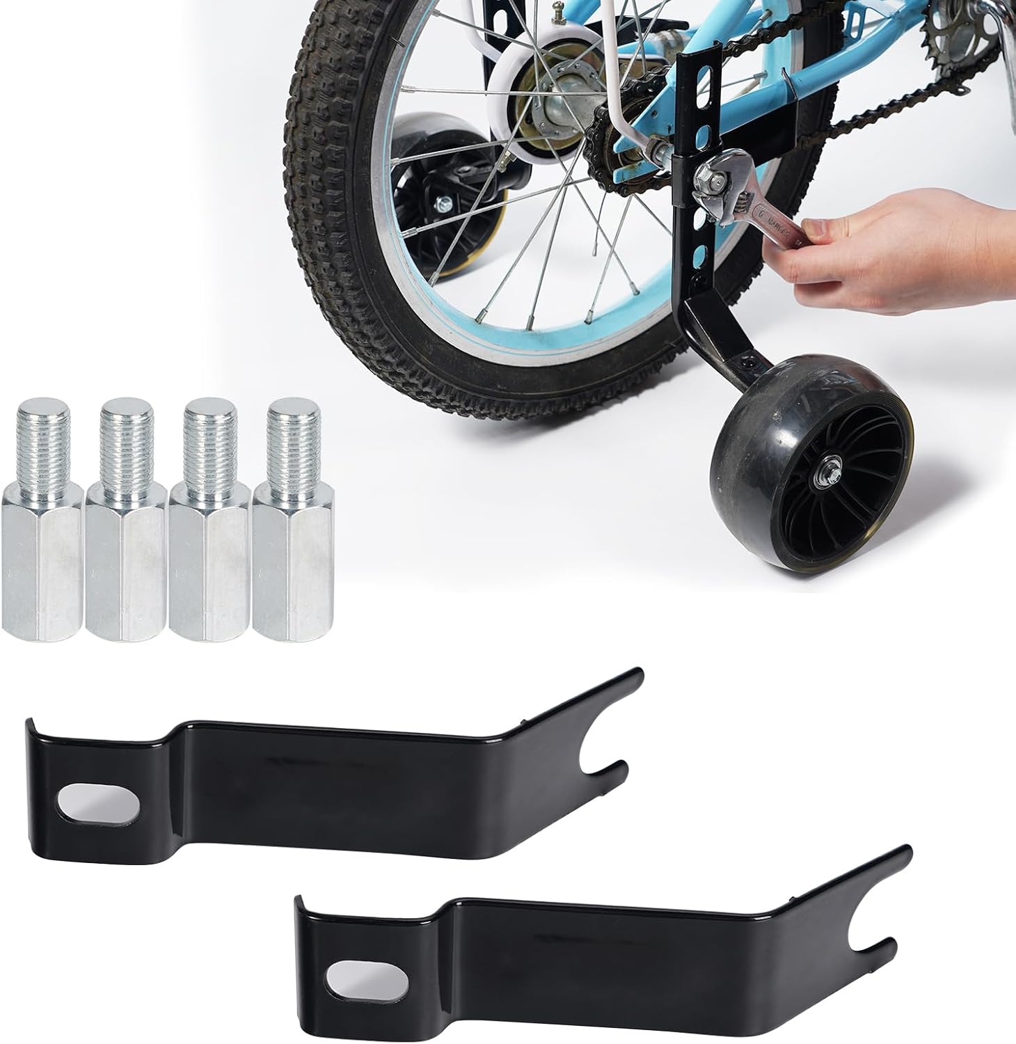 PRUNUS Axle Extenders for Training Wheels Bolts for