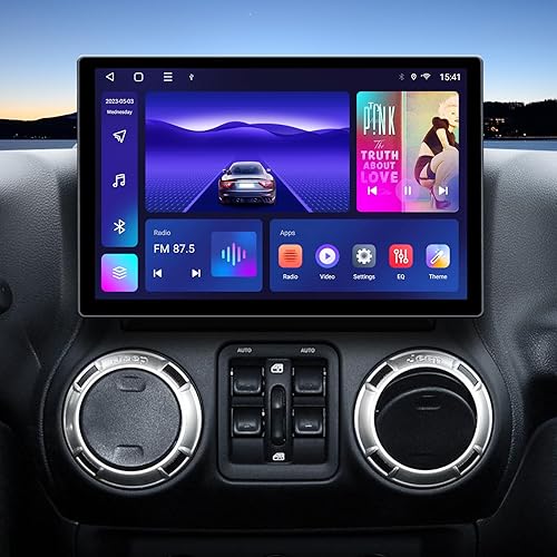 Estéreo de coche Android de 13.1 pulgadas para Jeep Wrangler Compass Chrysler Dodge Ram 2007-2018 Actualización Radio QLED 1920 * 1200 Resolución Estéreo de coche Android de 13.1 pulgadas para Jeep Wrangler Compass Chrysler Dodge Ram 2007-2018 Actualización Radio QLED 1920 * 1200 Resolución