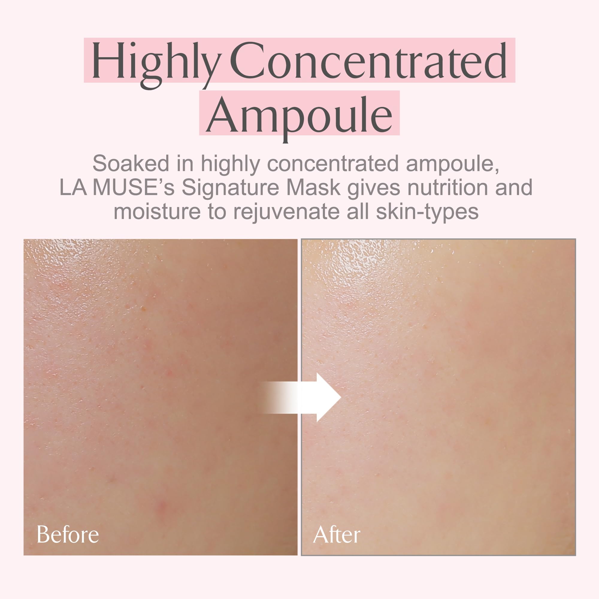 LA MUSE Biocellulose Signature Face Mask(5ea) | Deep Hydrating