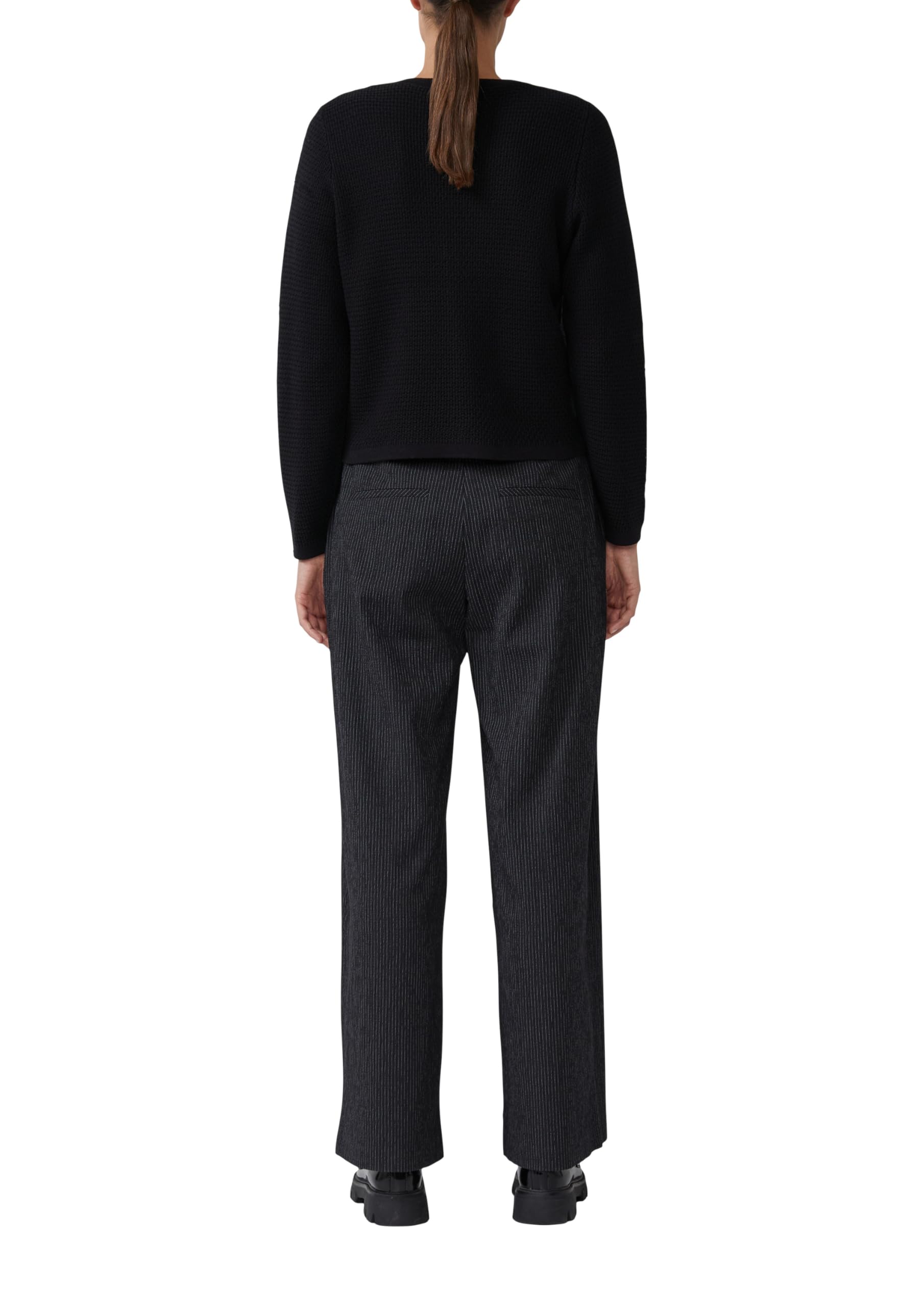 s.Oliver Schwarz LABEL Cardigan