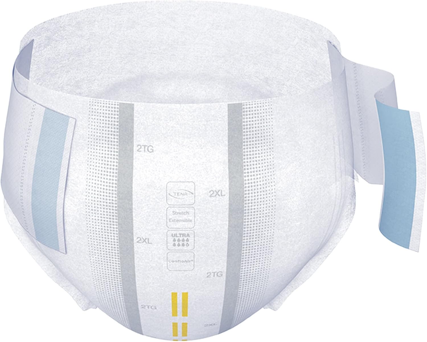 TENA Stretch Ultra Briefs, Incontinence, Disposable, Heavy Absorbency, 2XL, 32 Count, 1 Pack