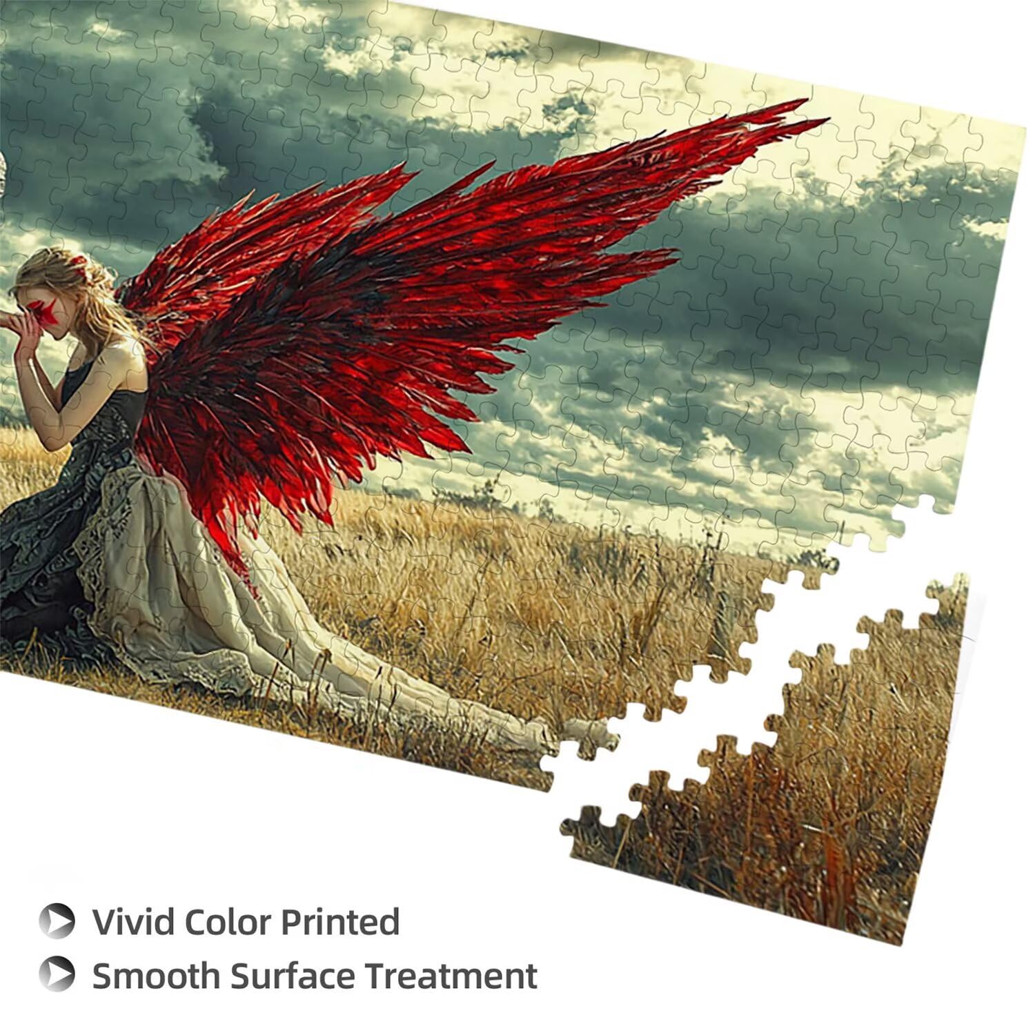Puzzle dla dorosłych 1312 elementów kobieta anioł 156 x 28 cm niemożliwe trudne wyzwanie, puzzle dla dorosłych gra edukacyjna wyzwanie zabawki 1312 elementów puzzli dla dorosłych, kreatywny prezent