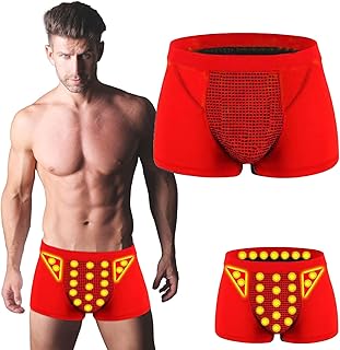 COTTNY Men Magnetic Underwear, Ionplus Tourmaline Fiber Men Pants, Special Underwear for Men-Magnetic Underwear, Tourmaline Acupressure Self-Heating Men Pants, Tourmaline Energetic Men Panties