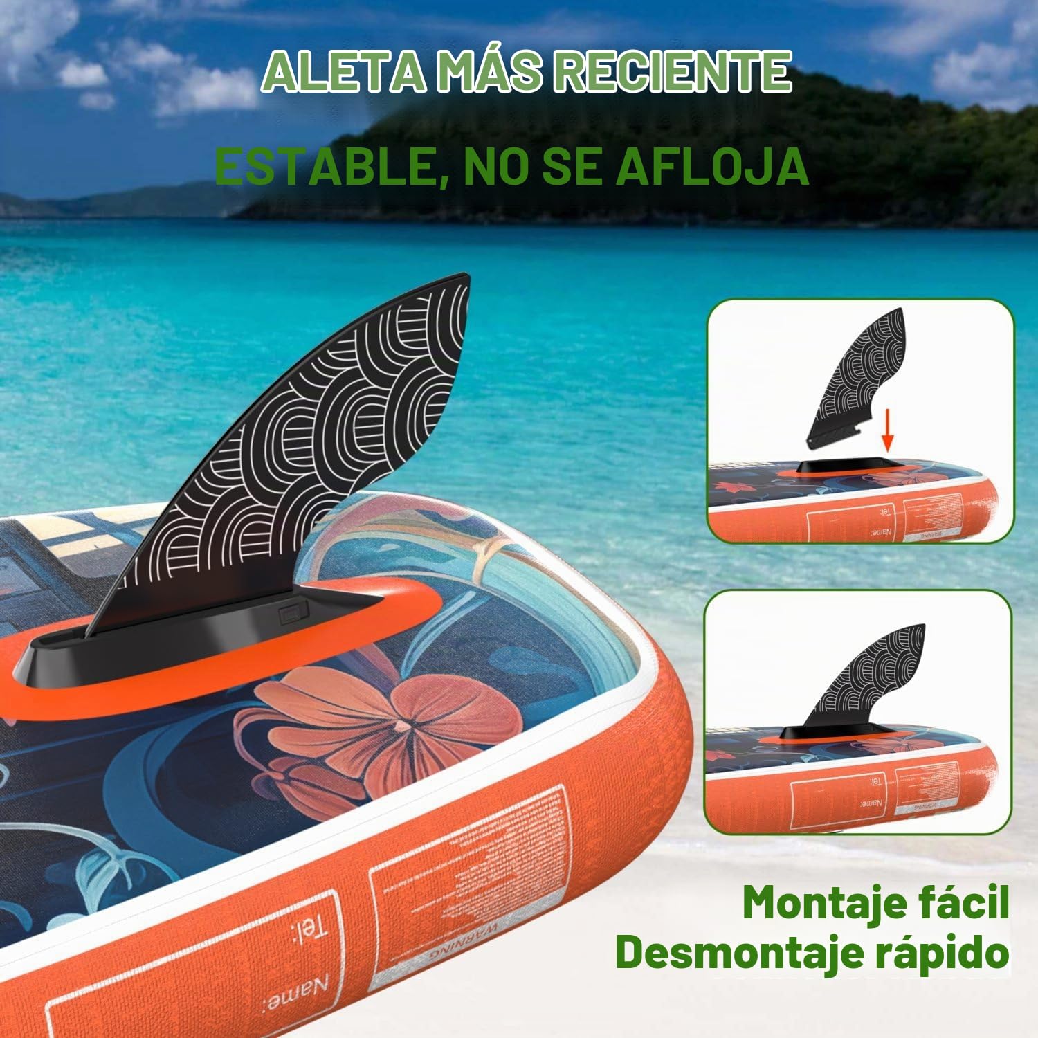 Tablas de remo inflables, extra anchas para principiantes, tabla de surf de pie súper estable con accesorios de primera calidad, 15 anillos en D, 5 asas, soporte de cámara, jóvenes y adultos