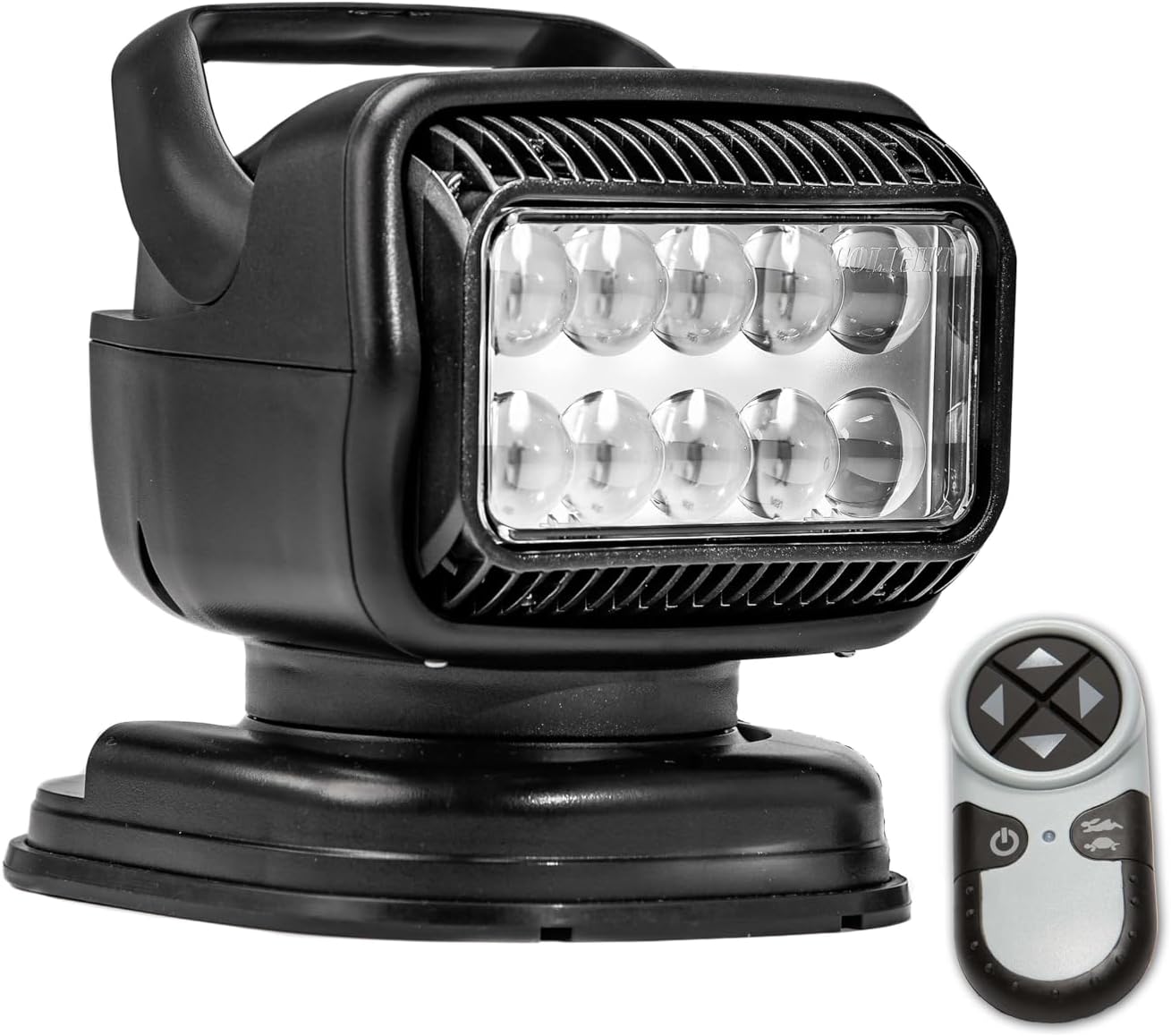 Golights 79514GT LED Portable Spotlight with Magnetic Mount, Wireless Remote Control, Weatherproof Black Work Light for Trucks, Boats & Off-Road Use