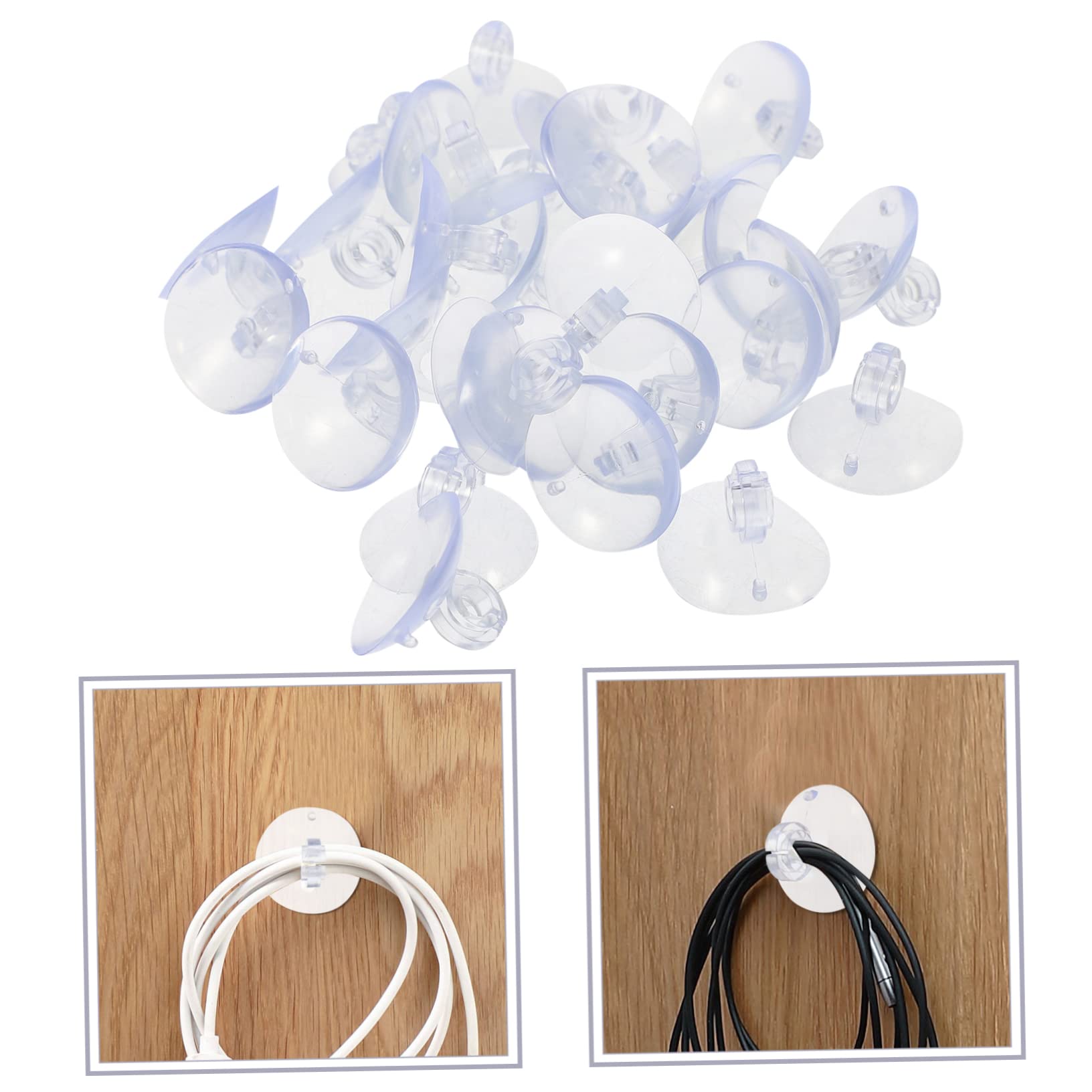 Alipis 1000stücke Saugnapf Licht Clips Für Und Außendekoration Praktische Und Einfache Für Weihnachtslichter Kabel Und Für Oberflächen