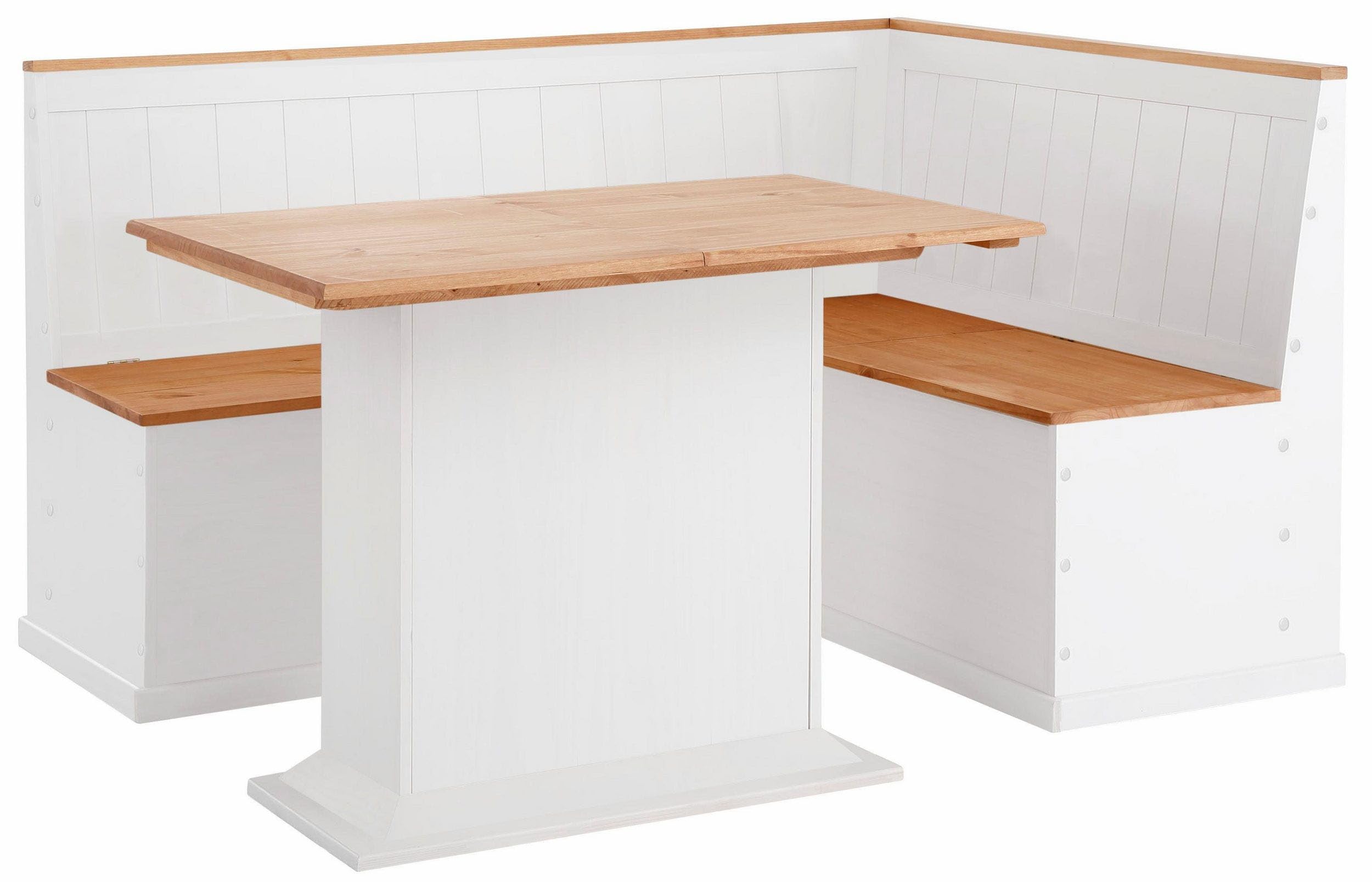 Dorel - Sara Dining Table - Fixed Top - Solid Pine - White - 105 x 75 x 65 cm