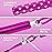 Jump Rope, Wastou Speed Jumping Rope for Training Fitness Exercise, Adjustable Adults Workout Skipping Rope for Men, Women, Kids, Girls (Pink-B)