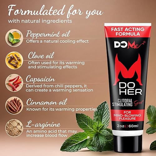 Miniatura 2 de Do Me Gel tópico cálido para pieles íntimas delicadas, gel ligero y transparente para aplicación externa, fórmula no pegajosa, inspirada en la