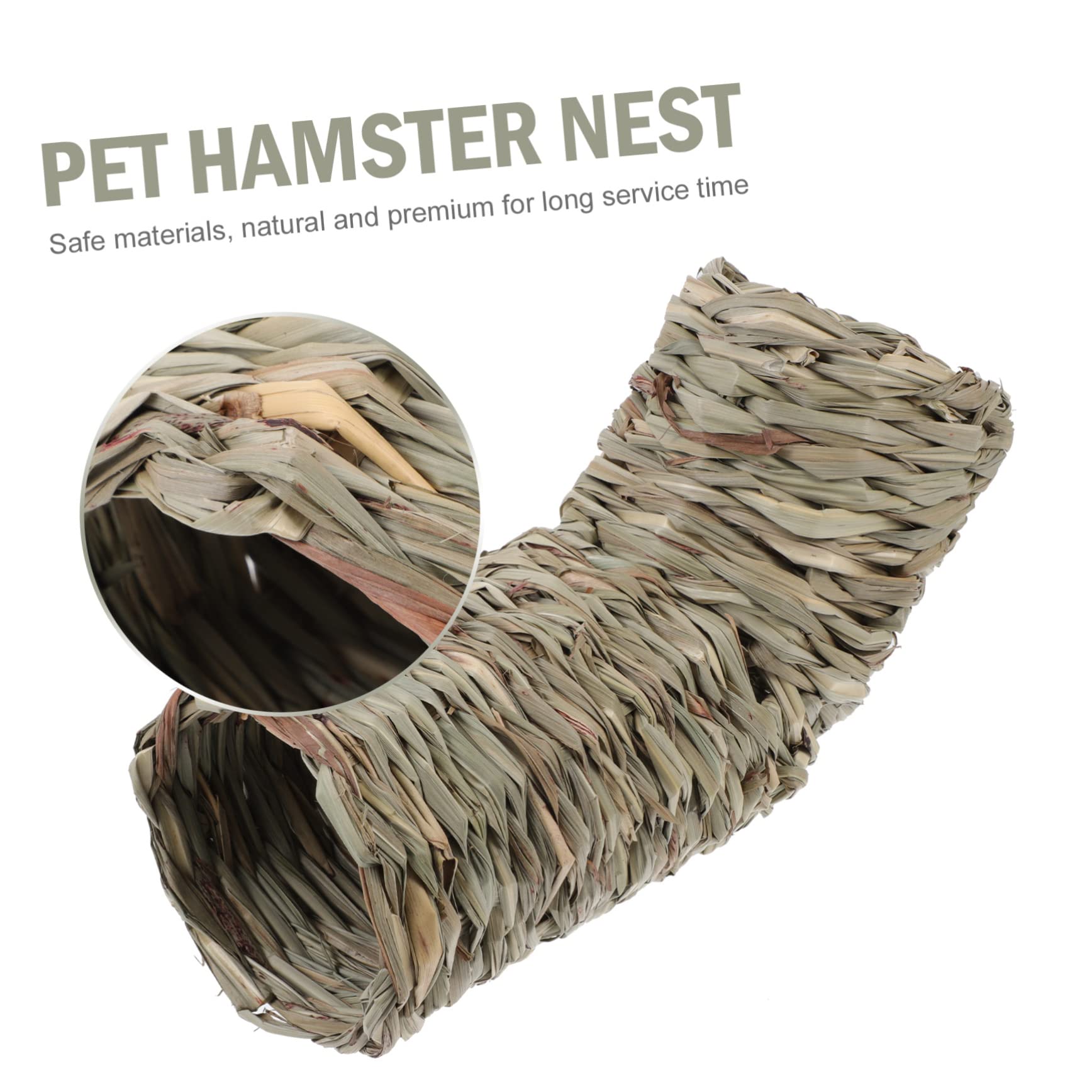 INOOMP 2pezzi Tunnel Divertente Per Criceti e Piccoli Animali Domestici Giocattolo Per Esplorazione e Rifugio Per Criceti Tunnel Per Porcellini e Furetti Accessorio Per Animali Domestici