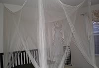 Vista 13 de Toldo de red 4 Poster de Octorose® mosquitero funcional tamaño Queen o King, Negro