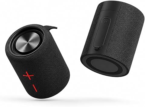 Mobitel Spark Dual Bluetooth Speaker, Portable Wireless Speaker with HD 20W Stereo Sound, 2-in-1 Detachable Design, Bluetooth 5.0, TWS Pairing, IPX5 Waterproof, RGB Light, FM Radio, USB-C/TF/AUX