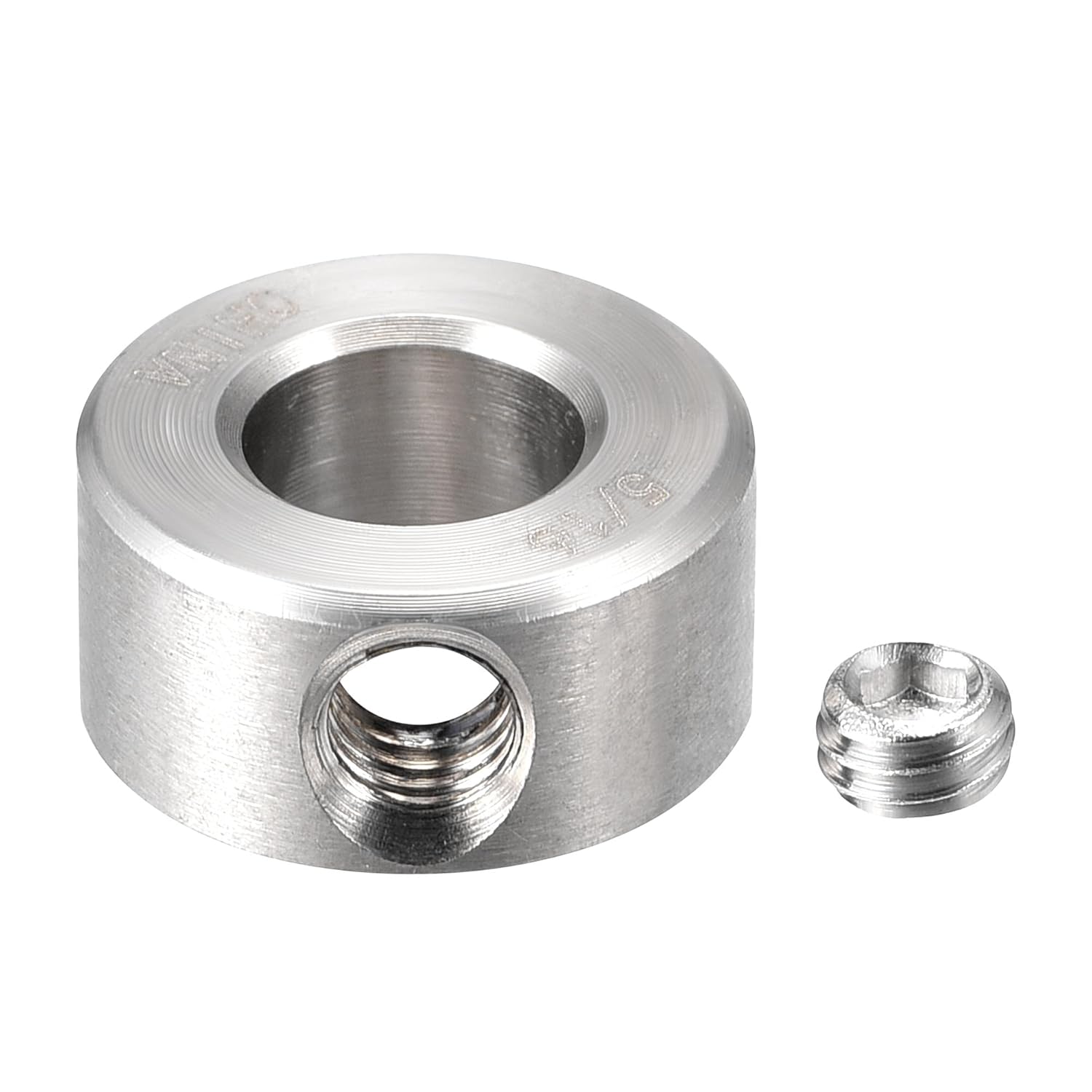 uxcell Drill Stop 5/16" I.D. Stainless Steel for Set Screws Chuck Woodworking Drill Bits Depth Holder 4Pcs