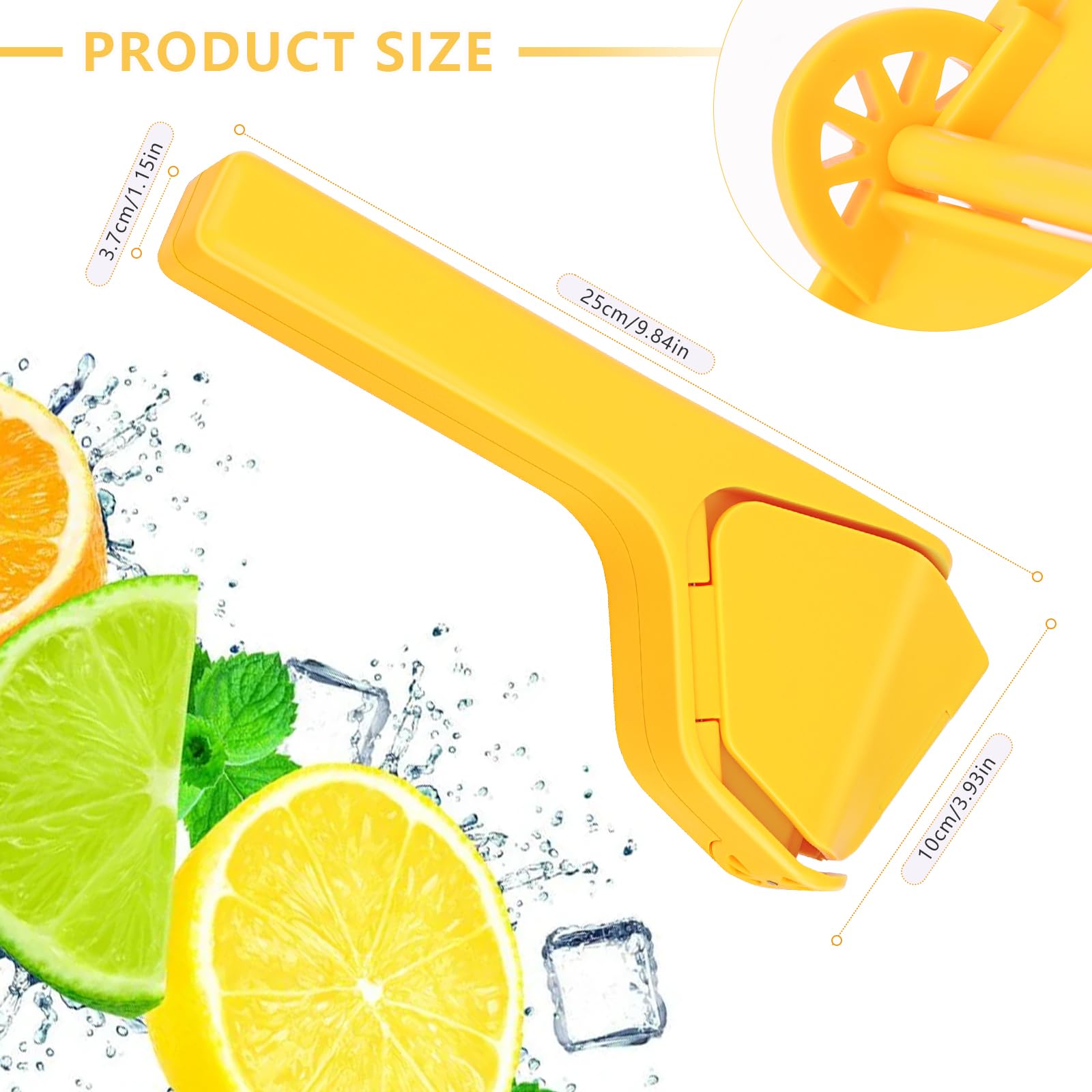 Jus Orange Citron Lime Presse-agrumes Manuel En Alliage D'aluminium - Extracteur De Jus Pour Citrons Et Oranges - Facile à Nettoyer Extracteur Jus Aluminium