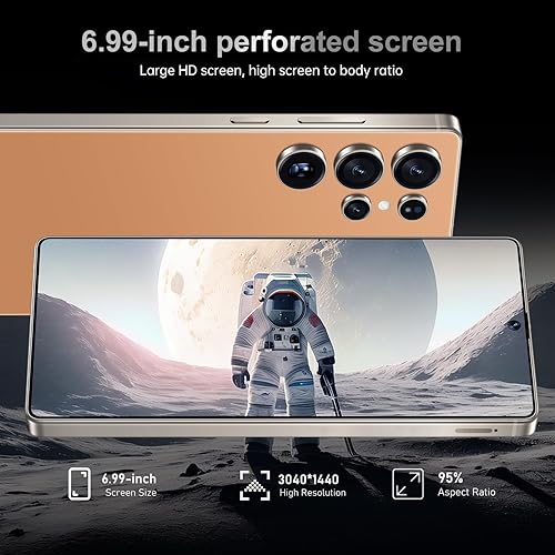 Miniatura 3 de MMY I25 Ultra 5G Teléfono Inteligente Desbloqueado, 16GB+512GB Teléfono Celular Completo para Android 14, 6.99" Teléfono Celular Desbloqueado,