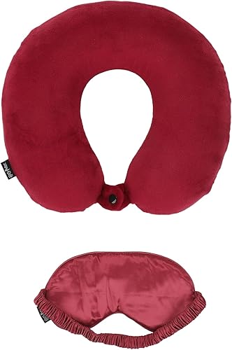 Miniatura 4 de Juego de viaje Hogwarts de Harry Potter para adultos con almohada para el cuello, máscara de ojos y manta, comodidad mágica para los fanáticos del