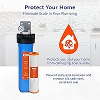 Vista 2 de Express Water WH100SP Anti Scale Whole House Water Filter System, Blue