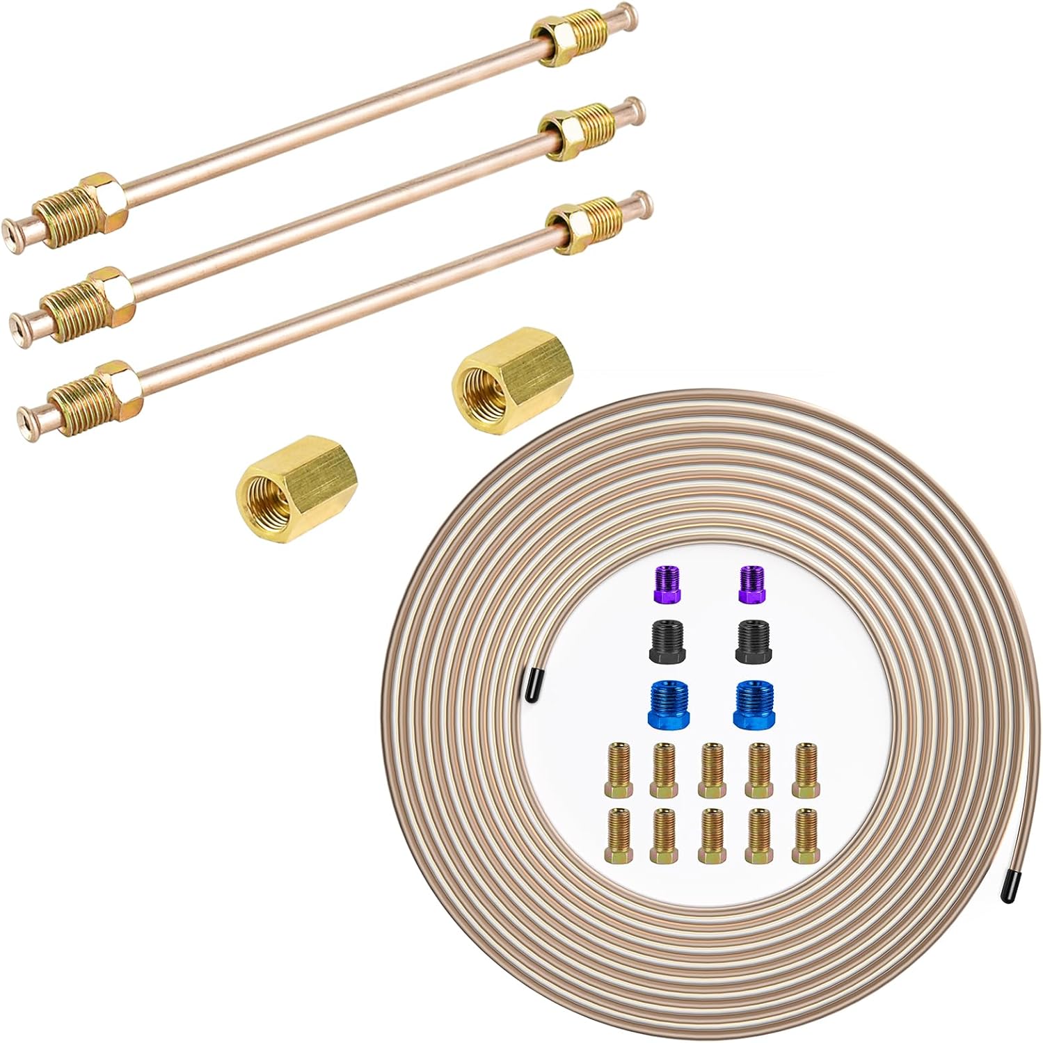 Copper Nickel Brake Line 25 Ft of 3/16