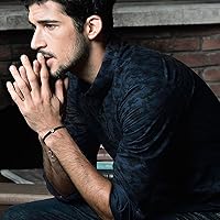 Vista 108 de Initial Bracelets for Couples Women Men Initial Charm Handmade Rope Braided Letter Bracelet for Teens Adjustable Jewelry Father's Day Gifts for Him