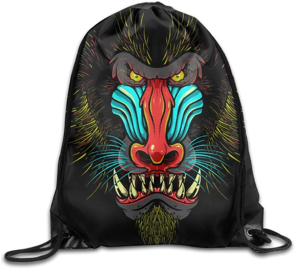 Funky Gorilla Cool Drawstring Travel Sports Backpack Gift