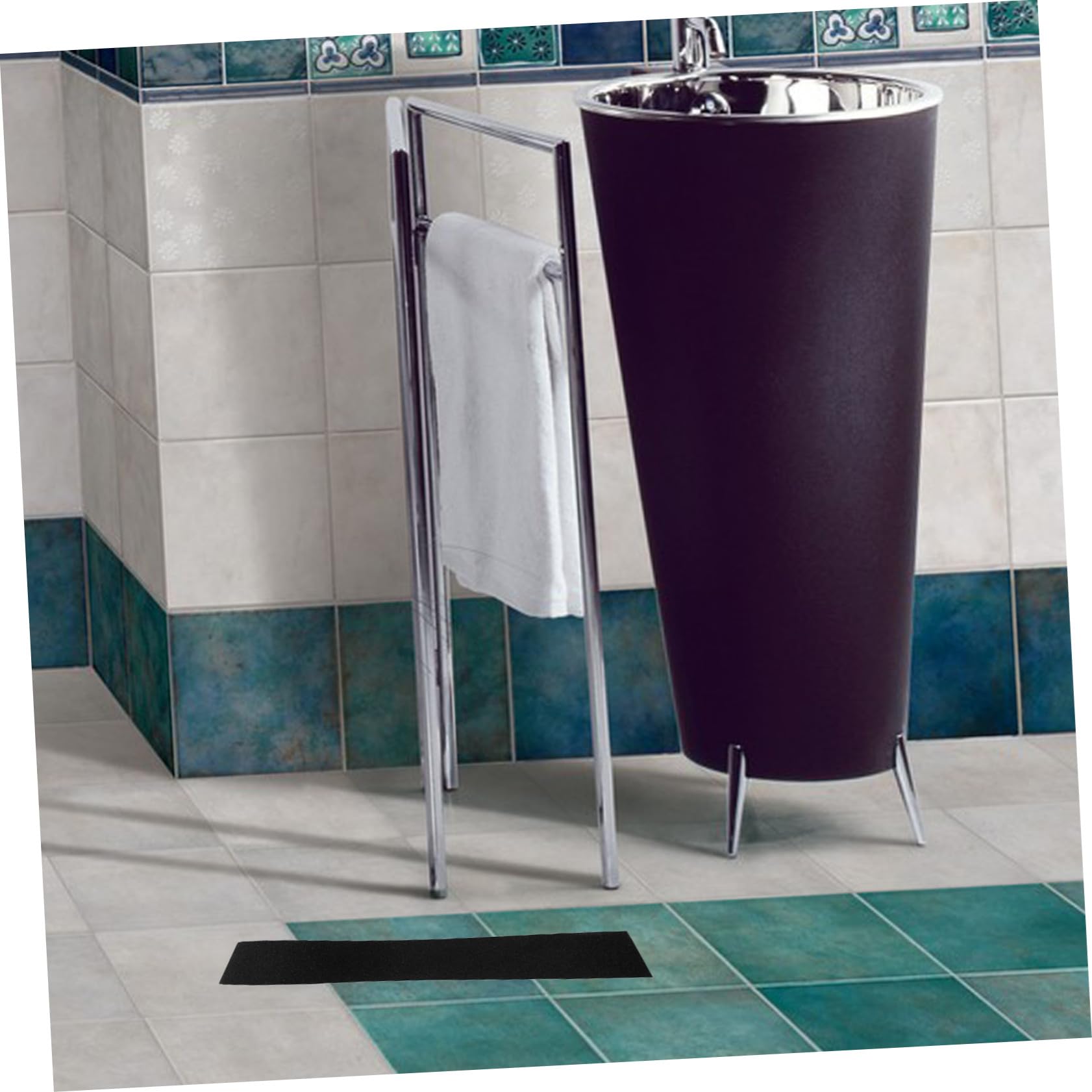 INOOMP Bande Antidérapante pour Escalier Adhésive Protection les Glissades Usage Intérieur et Extérieur