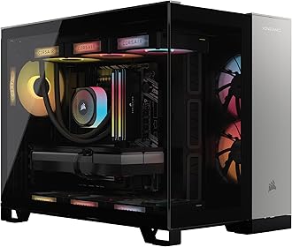 Corsair Vengeance i5200 Gaming PC – Liquid Cooled Intel® Core™ Ultra 9 285K CPU, NVIDIA® GeForce RTX™ 5090 GPU, 64GB Dominator Titanium RGB DDR5 Memory, 2+2TB M.2 SSD – Black/Silver