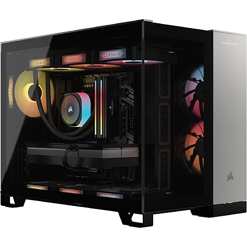 Corsair Vengeance i5200 Gaming PC – Liquid Cooled Intel® Core™ Ultra 9 285K CPU, NVIDIA® GeForce RTX™ 5090 GPU, 64GB Dominator Titanium RGB DDR5 Memory, 2+2TB M.2 SSD – Black/Silver