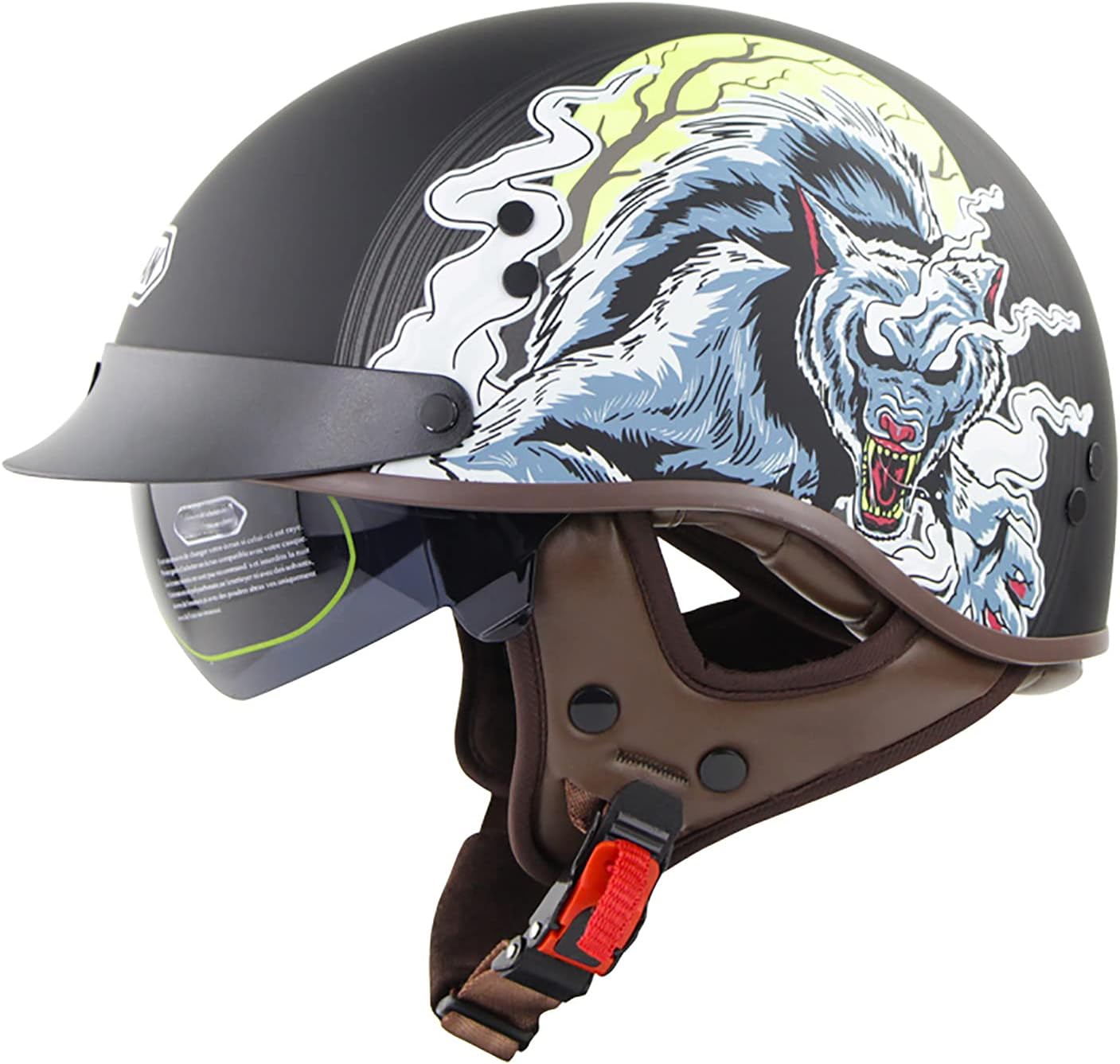 オートバイハーフヘルメット サンバイザーのバイクのヘルメット 商品追加値下げ在庫復活 ドット ユース男性の女性のためのオープンフェイスジェットヘルメット エクの認証