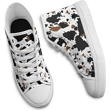 Micoklinlin Unisex High Top Canvas Sneakers - Classic Skate Shoes for Men Women Breathable Non-Slip Sole Casual Athletic Footwear for Daily Wear & Outdoor