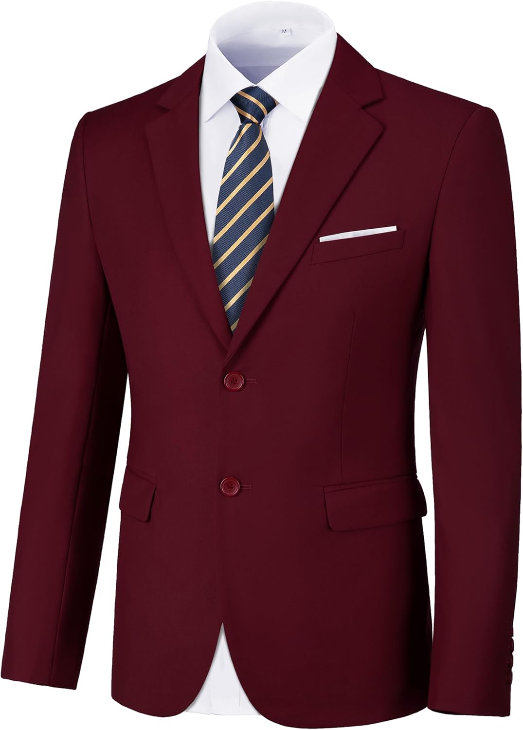 Men Blazer Sports Coat 2 Button Slim Fit Formal Suit Jacket Blazer for Men Business Wedding Prom Party