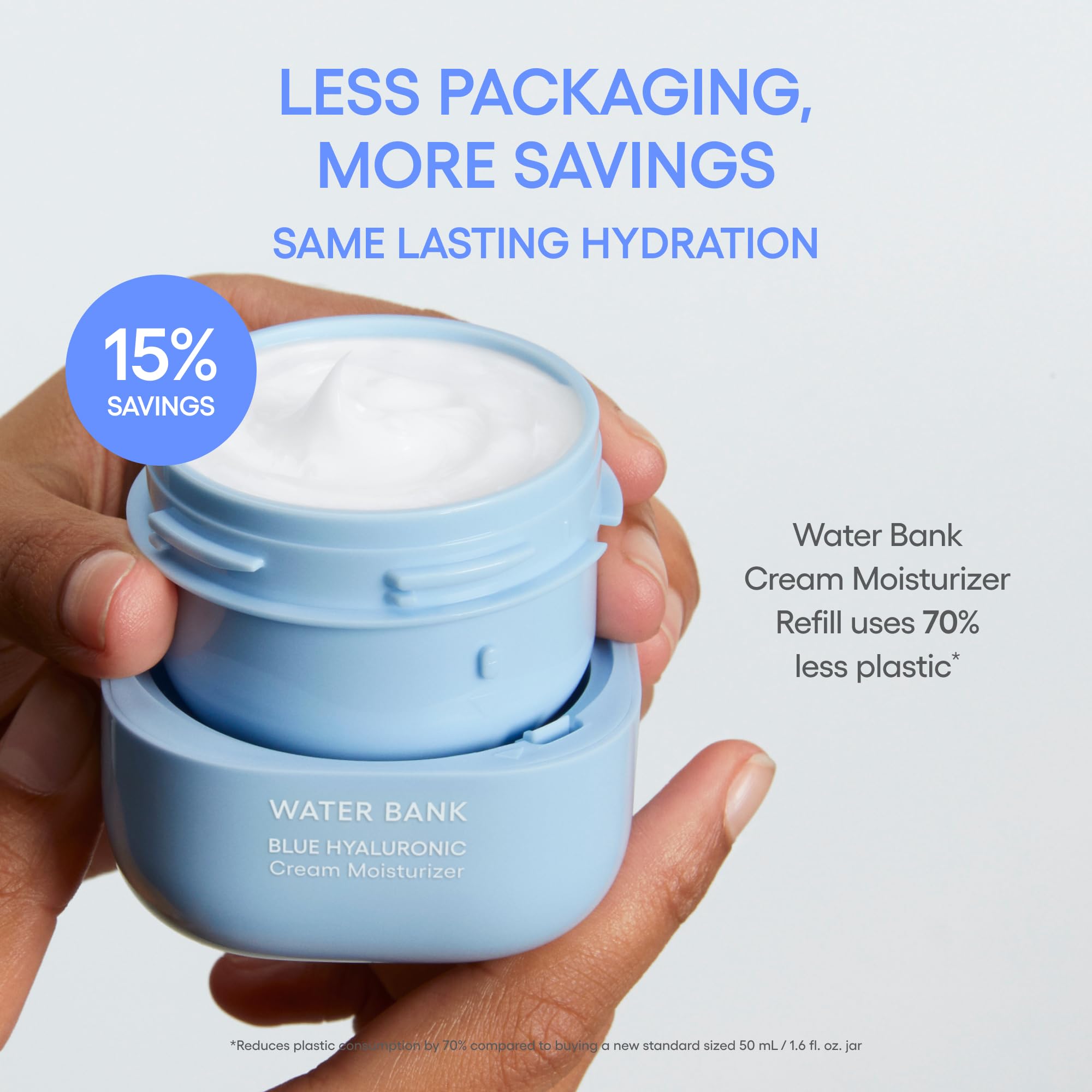 LANEIGE Water Bank Blue Hyaluronic Cream Moisturizer (Feuchtigkeitscreme)