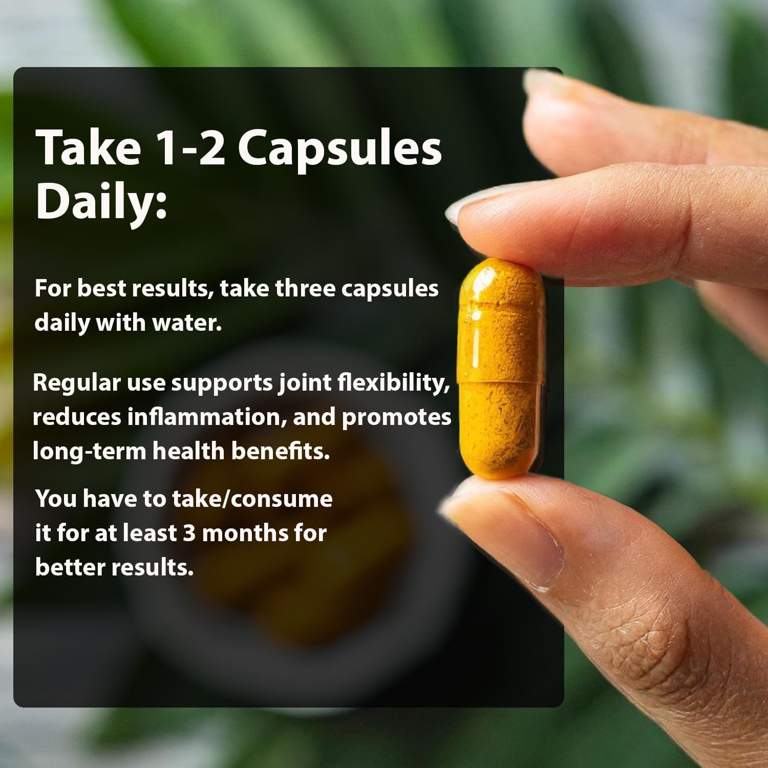 Curcumin Capsules - Antioxidant Properties | for Joint Comfort & Anti-Aging| 60 Veg Capsules (120)