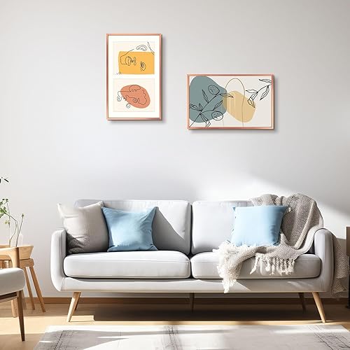 Miniatura 10 de Golden State Art, Marco de aluminio para collage de 4 x 6, muestra imágenes de 6 x 4 con 3 aberturas o una foto de 7 x 14, cristal real, pantalla de