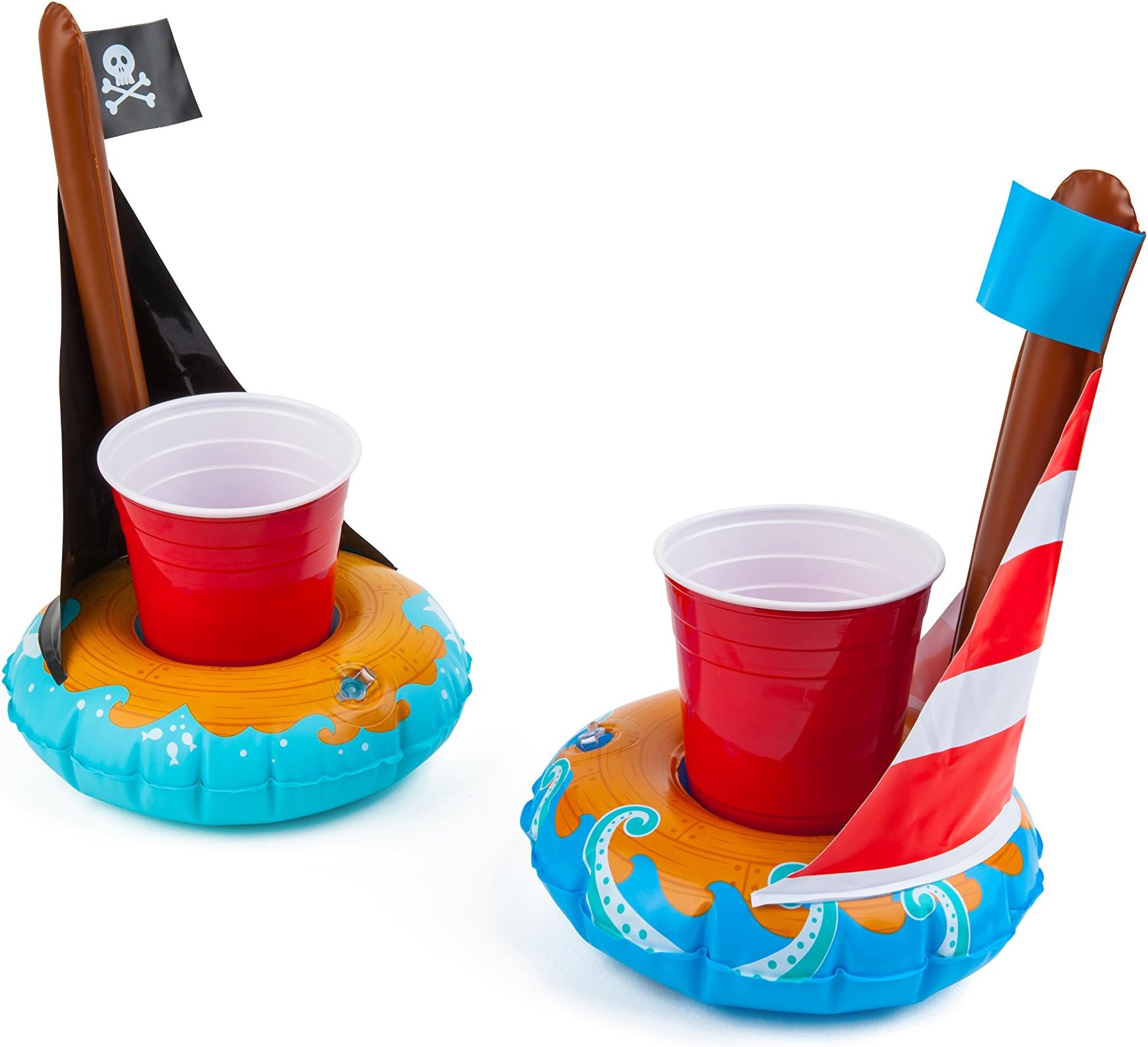 BigMouth Inc Sail Boat Beverage Boats (2-Pack)