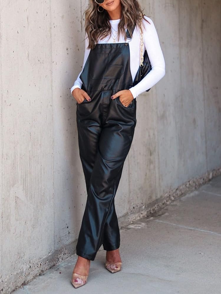 chinese dress ladies Amazon.com: Coduop Women's Overalls PU Leather Loose Fit Straight Leg Bib  Pockets Overall Jumpsuits (Black, S) : Clothing, Shoes & Jewelry