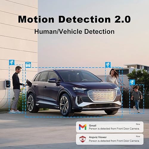 Miniatura 2 de Anpviz Sistema de cámara de seguridad PoE de 16CH 4K comercial, 16 piezas H.265+ con cable de 8MP cámaras IP al aire libre con micrófono, visión