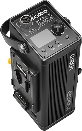 Miniatura 4 de Godox Knowled M300D 330W 5600K Luz diurna LED, con efectos FX, control remoto y estuche portátil para producción de video, iluminación de